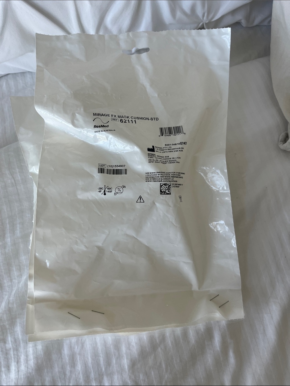 Set of 5-ResMed FX Mask Cushion Sealed Pack